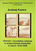 Oświata i doradztwo rolnicze w województwie kieleckim w latach 1918 - 1939