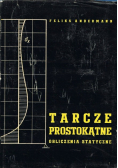 Tarcze prostokątne obliczenia statyczne