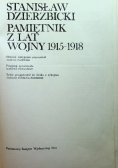 Pamiętnik z lat wojny 1915 1918