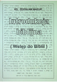 Introdukcja biblijna ( wstęp do Biblii )