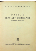 Dzieje oświaty kościelnej do końca XVIII wieku 1949 r.