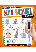 Kolorowe szlaczki z pisakiem Piszę i zmazuję 5 lat