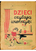 Dzieci czytają wierszyki 1947 r.