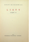 Mickiewicz Dzieła tom XV Listy część 2