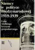 Niemcy w polityce międzynarodowej 1919 1939