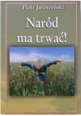Naród ma trwać dedykacja autora