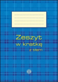 Zeszyt w kratkę z tłem