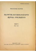 Słownik etymologiczny języka polskiego zeszyt 3