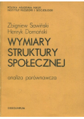 Wymiary struktury społecznej analiza porównawcza