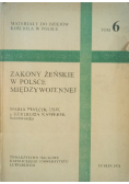 Zakony żeńskie w Polsce międzywojennej