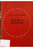 Dlaczego wierszem
