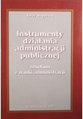 Instrumenty działania administracji publicznej