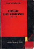 Powstanie partii hitlerowskiej 1919 1923