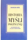Historia myśli politycznej Od Machiavellego po czasy współczesne