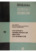 Statystyka sprężonych belek stalowych