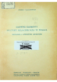 Główne struktury kultury szlacheckiej w Polsce