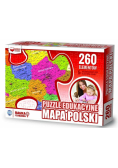 Puzzle 260 edukacyjne Mapa Polski