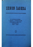 O literaturze i życiu literackim wolnego miasta Krakowa 1816 1846