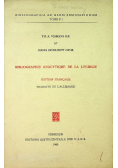 Bibliographie Analytique de la Liturgie