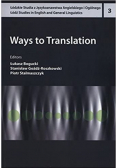 Ways To Translation Studies in English and General Linguistics