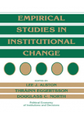 Empirical studies in institutional change