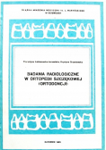 Badania radiologiczne w ortopedii szczękowej