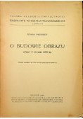 O budowie obrazu 1946 r.