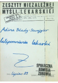 Wspomnienia lekarki