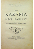 Kazania o męce Pańskiej Tom II 1927 r.