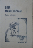 Mandelsztam Późne wiersze
