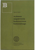 Wybrane zagadnienia budownictwa komunalnego