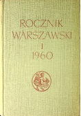 Rocznik Warszawski I 1960