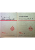 Insegnamenti di Giovanni Paolo tom VIII część 1 i 2