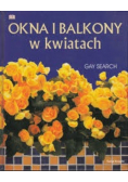 Okna i balkony w kwiatach