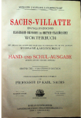 Sachs Villatte Enzyklopadisches Worterbuch 1911 r.