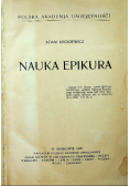 Nauka Epikura 1929 r.