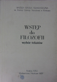Wstęp do filozofii