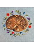 Karnet kwadrat z kopertą Sleeping Fawn
