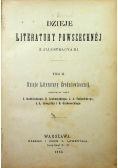 Dzieje Literatury Powszechnej Tom II 1883 r.