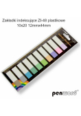Zakładki indeksujące 12x44mm 10x20szt plastikowe