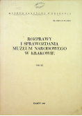 Rozprawy i sprawozdania Muzeum Narodowego w Krakowie Tom XII