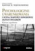 Psychologiczne uwarunkowania i ocena wartości...
