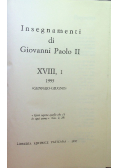 Insegnamenti di giovanni paolo VIII 1