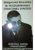 W poszukiwaniu straconej syntezy