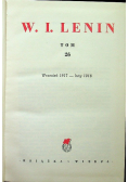 Lenin Dzieła Tom 26