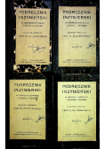 Podręcznik inżynierski Zeszyt 1 do 4 około 1925 r.