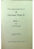 Insegnamenti di Giovanni Paolo II XVI część 2 1993
