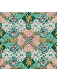 Karnet kwadrat z kopertą Pineapple Tile