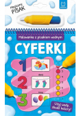 Malowanka z pisakiem wodnym. Cyferki