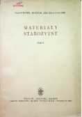 Materiały starożytne tom T